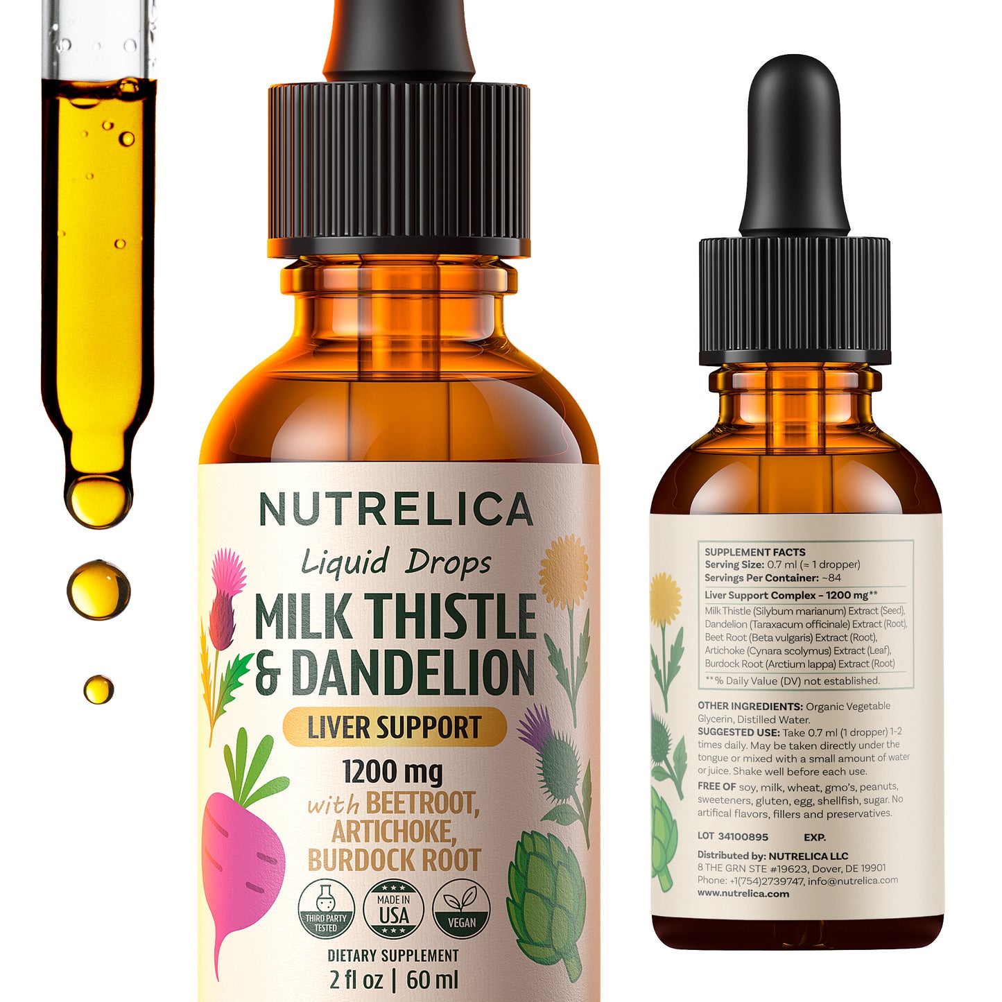 Milk Thistle & Dandelion with Beet Root, Artichoke & Burdock – Liver Support