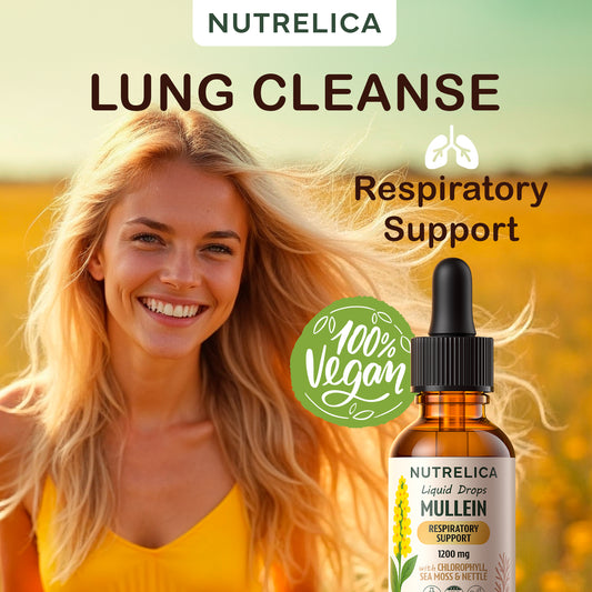 Mullein with Chlorophyll, Sea Moss & Nettle – Lung Support