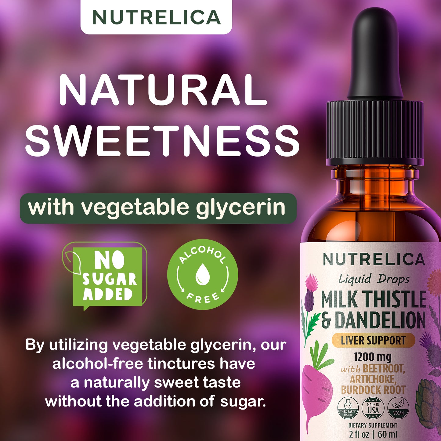 Milk Thistle & Dandelion with Beet Root, Artichoke & Burdock – Liver Support