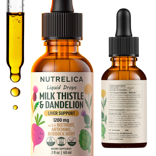 Milk Thistle & Dandelion with Beet Root, Artichoke & Burdock – Liver Support