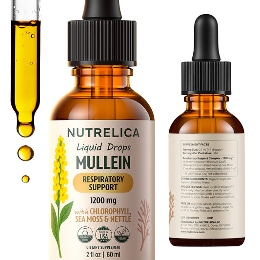 Mullein with Chlorophyll, Sea Moss & Nettle – Lung Support