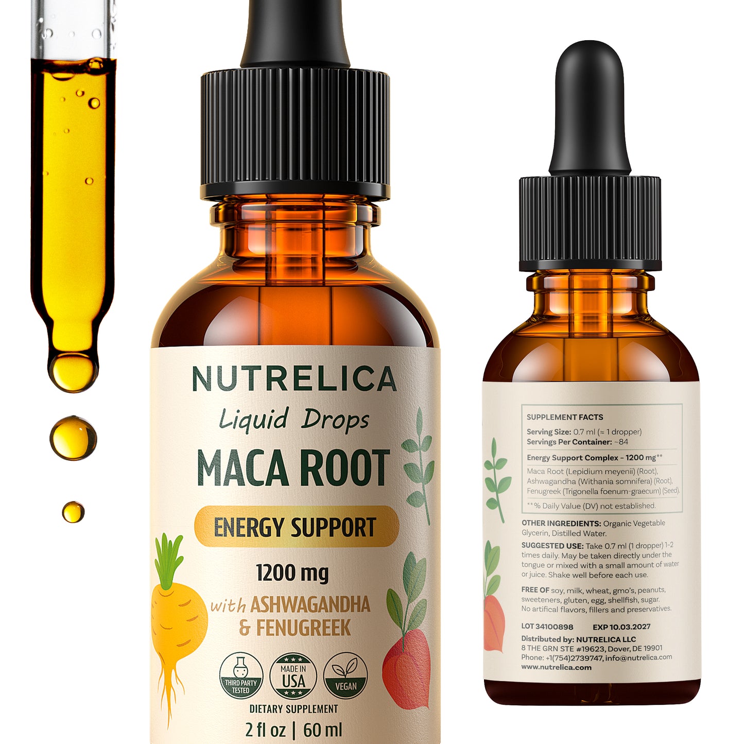 Maca Root with Ashwagandha & Fenugreek – Energy Support