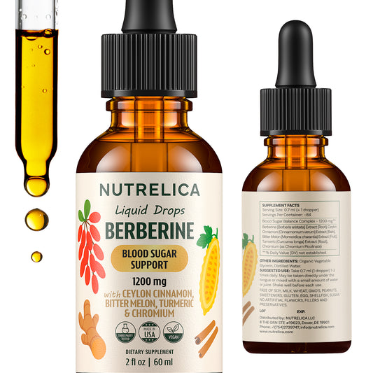 Berberine with Ceylon Cinnamon, Bitter Melon, Turmeric & Chromium – Blood Sugar Balance
