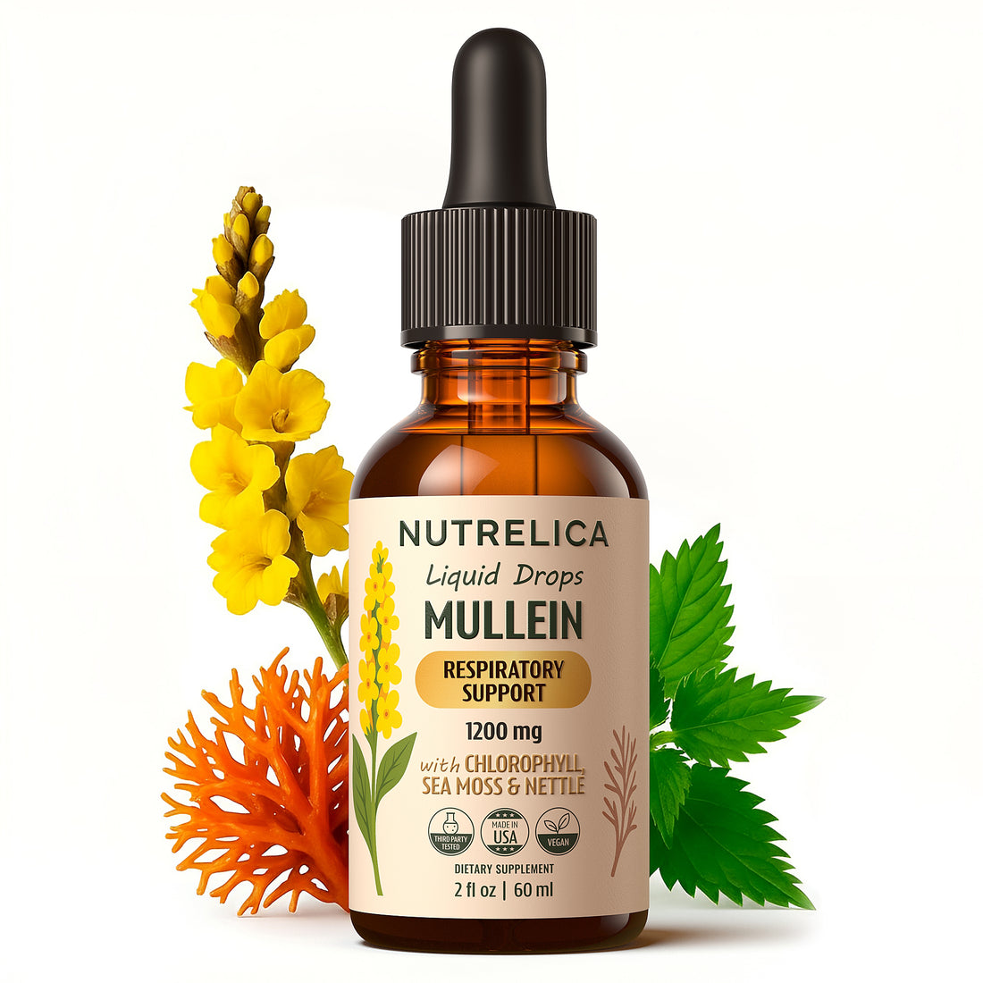 Mullein with Chlorophyll, Sea Moss & Nettle